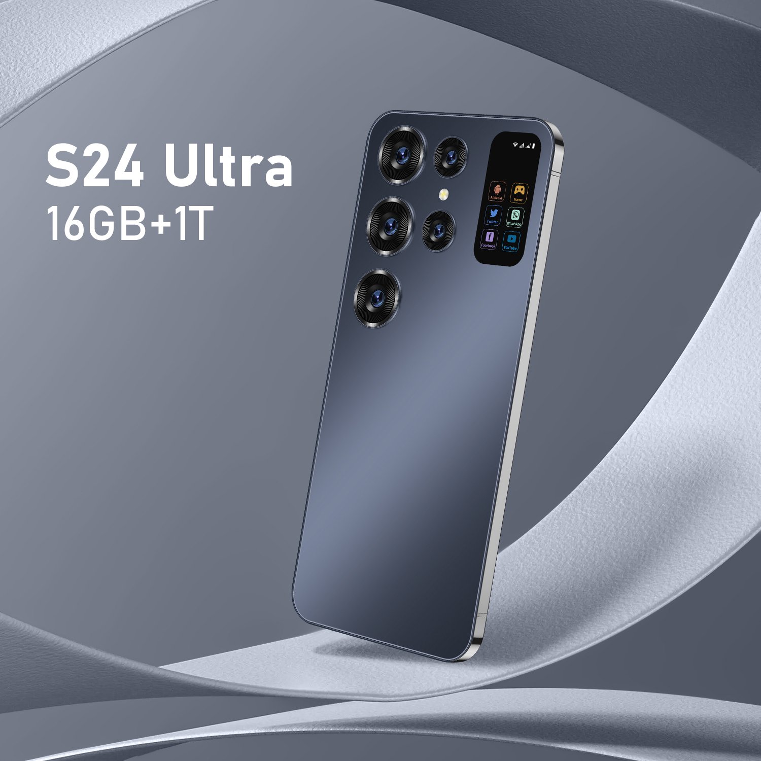 Mobiele Telefoon Smartphone S24 Ultra 16Gb + 512Gb Smartphone 7Inch Ontgrendeld Dual Card 5G Telefoons Android 13.0 Mobiele Tele